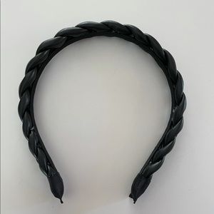 Leather braided headband